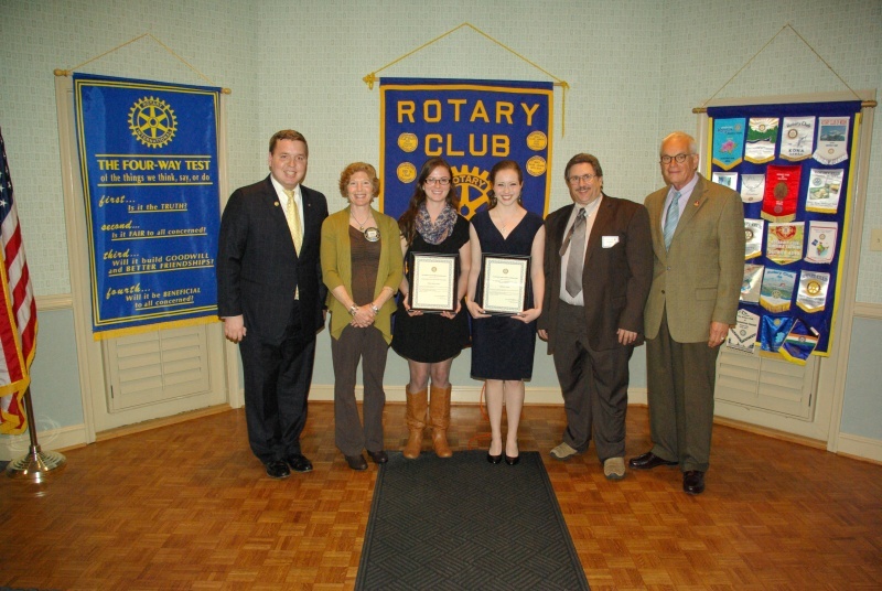 Rotary Teacher 5-Chris Mason - Cindy DeMarco - Kelsey Proehl - Mattie Green - Tim Ernandes - Case Pieterman 4-29-14