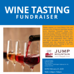 Wine tasting Fundraiser flyer